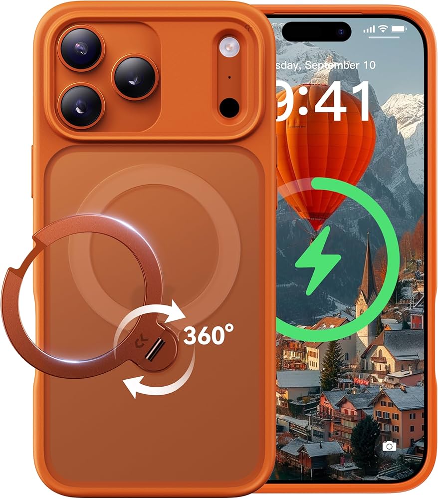 Amazon.co.jp: 【2025最高傑作&定点360度回転】CASEKOO iPhone 17 Pro